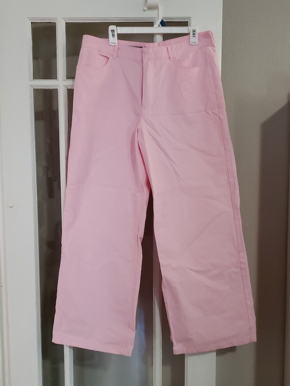 Zara pink wide leg pants